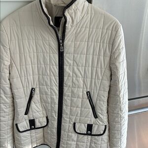 Bogner Quilted Jacket Leather Trim